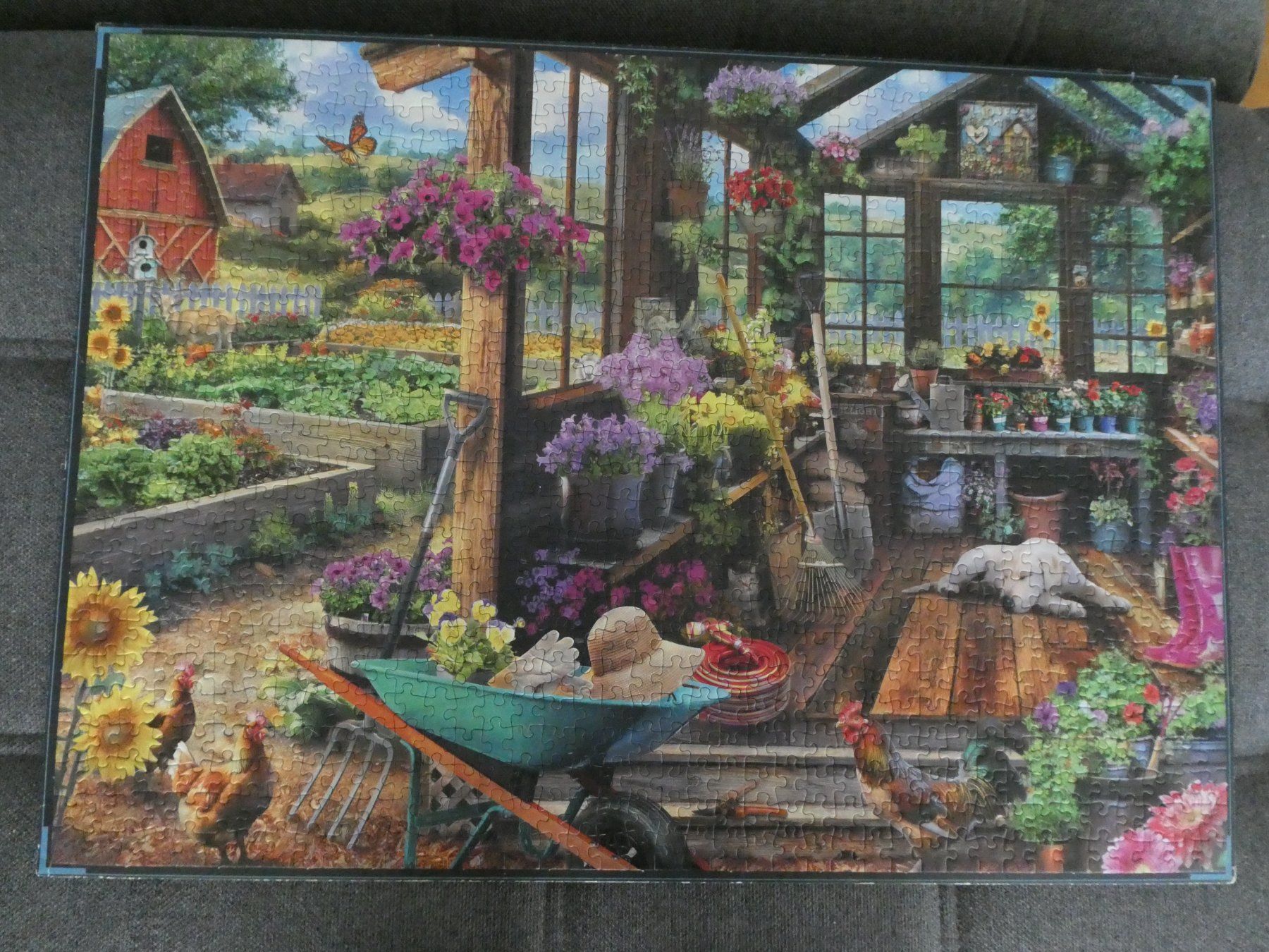 Puzzles: Gartenhaus Schmidt-Puzzle 1'000 Teile – Neu (gemäss Beschreibung) aus Steinhausen von Aktion 1
