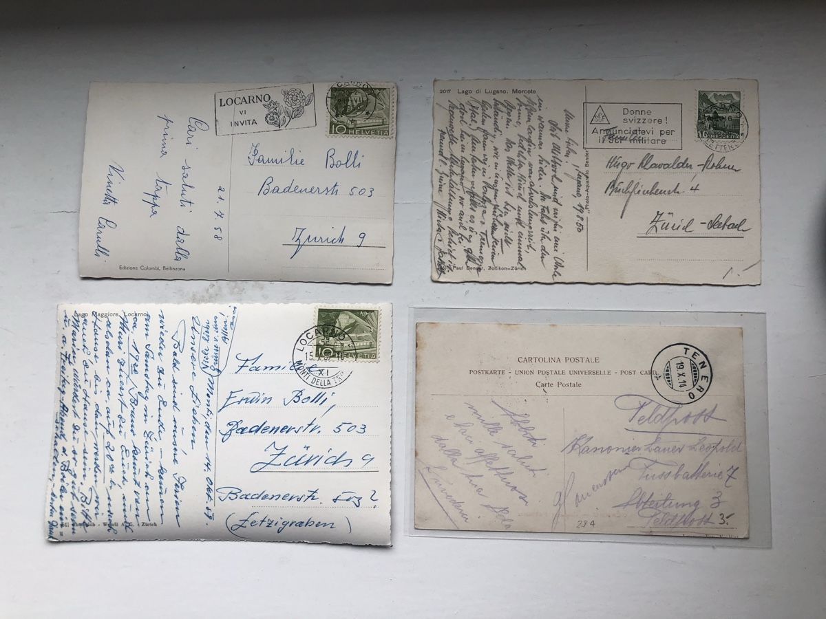 Ansichtskarten: 6 uralte Ansichtskarten TESSIN – Gebraucht aus Lufingen von Rac0 3