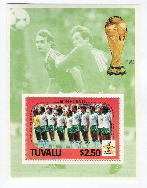 Tous les timbres: Block "Fussball". Tuvalu. – Neuf avec emballage d'origine à Basel par Butsch5