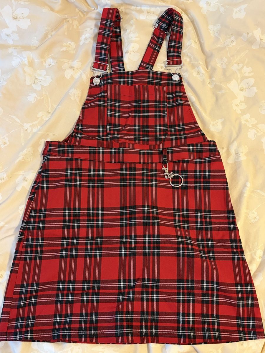 Vestiti: Plaid Pinafore Dress L – Usato da Chambésy venduto da tiffwears7 1