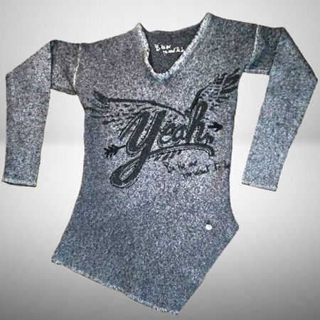 🎉 Cooler Pullover „Yeah“ – XS, 80% Wolle & 20% Kaschmir 🧶