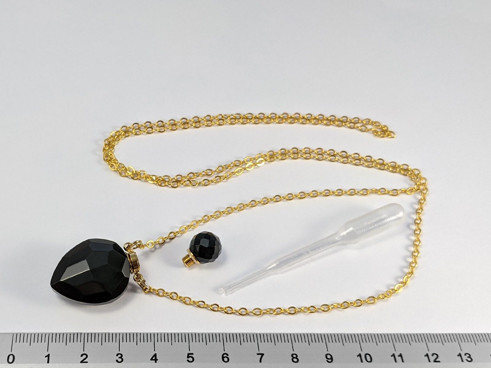 Catenine: Obsidian facettiertes Parfum Fläschchen/Flacon – Nuovo e nell'imballaggio originale da Meilen venduto da StoneGarden 1