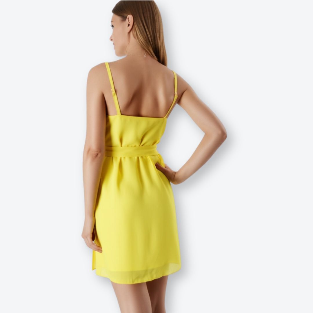 Vestiti: Gelbes Trägerkleid, Gr. 34 – Usato da Oberkirch LU venduto da petitefashion 5