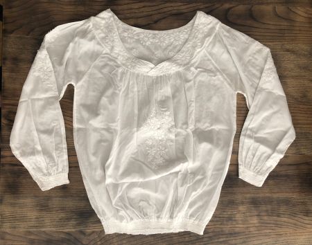 🤍 🌻 Boho Sommer Bluse, weiss mit Stickereien, Gr 38 🤍 🌻