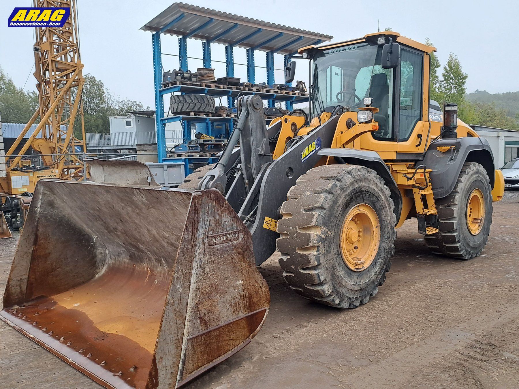 Tutte le macchine: Volvo L110H Radlader – Usato da Hasle LU venduto da Arag08 4