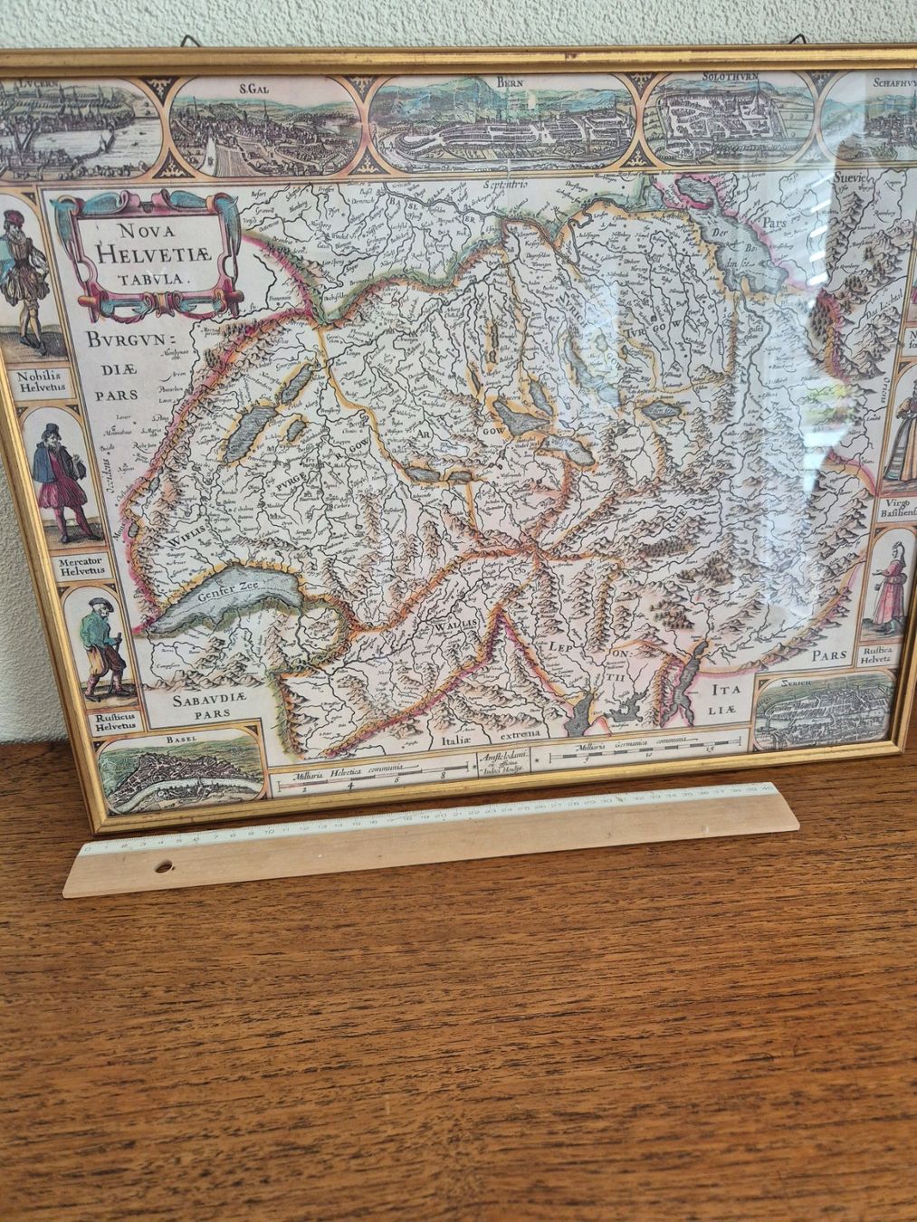 Foto & Immagini: Cadre Carte ancienne de la Suisse, Nova Helvbula – Usato da Fully venduto da tameab 4