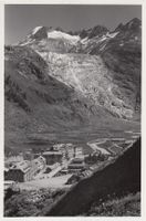 Gletsch  VS  mit Seiler-Hotels und Rhonegletscher