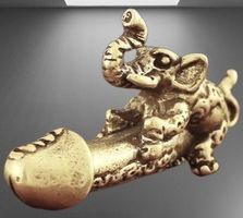 🐘Unikat Handmade: Origineller Elefanten-Schlüsselanhänger💫