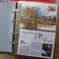 25  MÜNZ - BRIEFE aus aller  WELT / siehe 51 Bilder