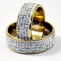 Modischer GLAMOUR-RING *silber* & *gold* (ab Lager)