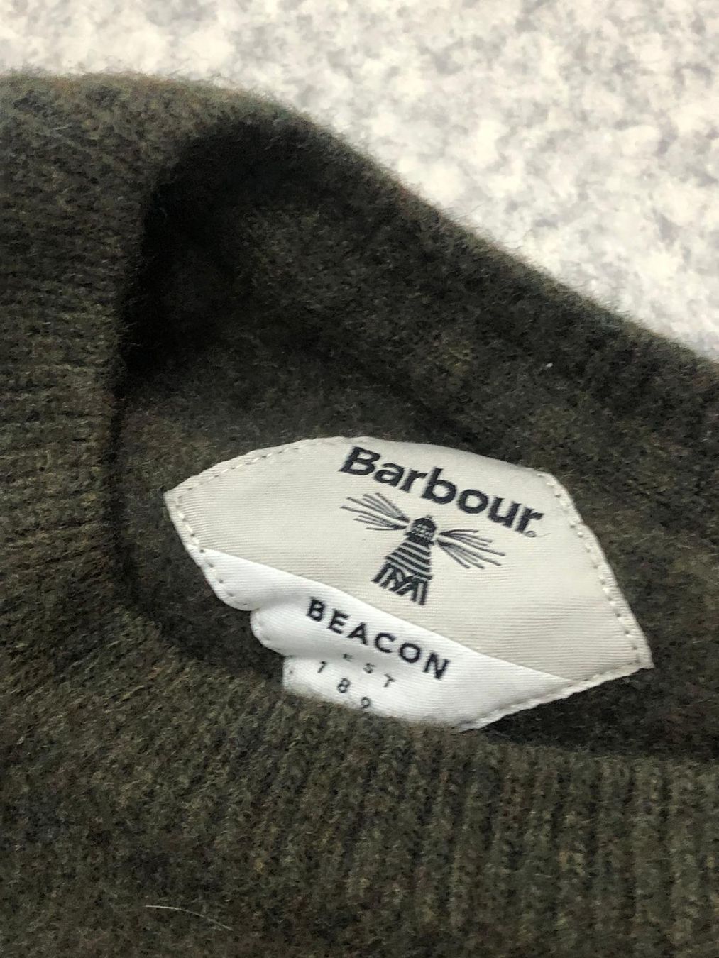 Barbour Pullover & Sweatshirts: Pull Barbour Vert foncé – Gebraucht aus Genève von leb_5j62 4