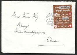 Bedarfsbrief Z34a gest. Basel 12.5.1942