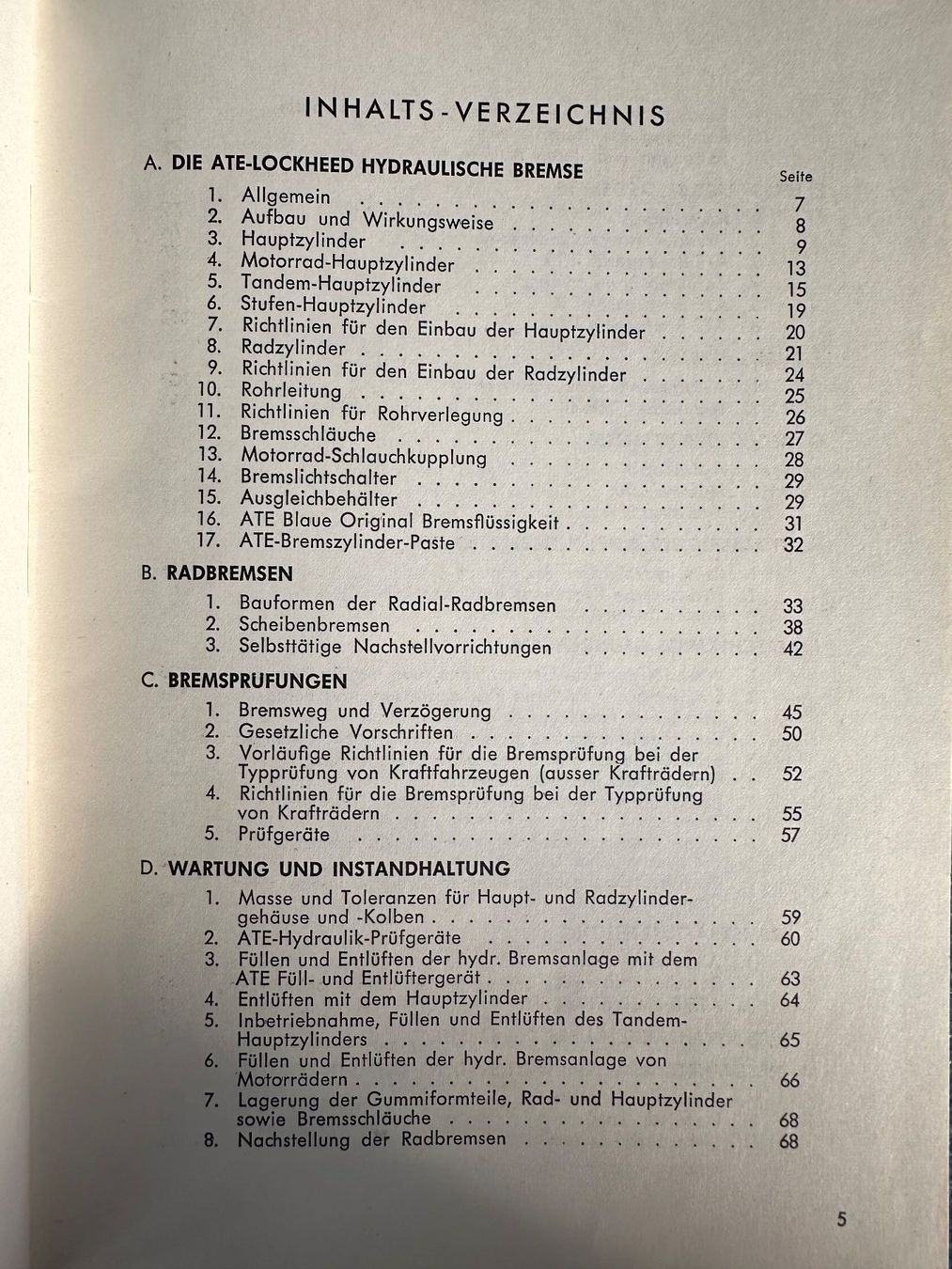 Livres: Bremsen - Handbuch  Ate , 1957 – D'occasion à Boswil par pavo1 2