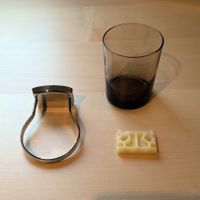 Zahnputzbecher inkl. Wandhalter