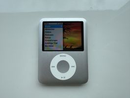 Akku neu! iPod nano 3 4GB in Silber MP3 Musik