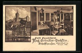 Schaffhausen, Café-Conditorei Aug. Br