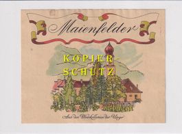 Etikette - Maienfelder /bd