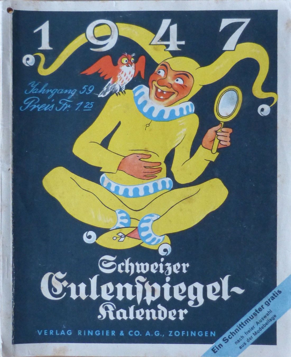 Riviste & Magazine: Schweizer Eulenspiegel Kalender von 1947 – Usato da Dietikon venduto da cyranos.ch