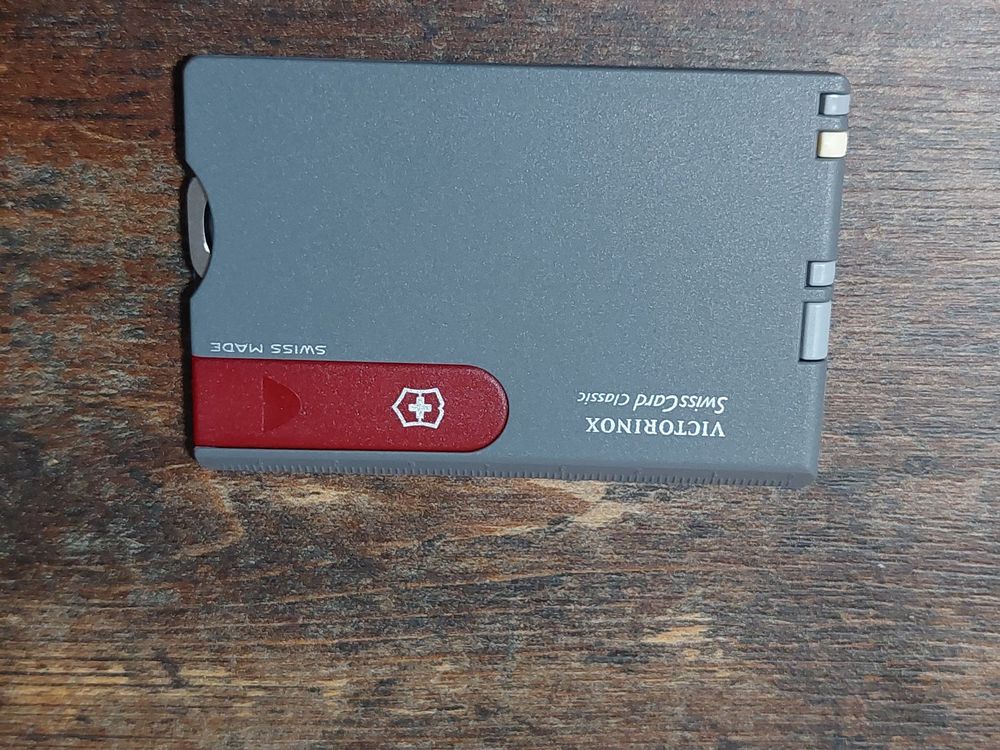 Victorinox Jelly Swiss Card Red Leather Victorinox SwissCard
