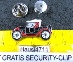 OLDTIMER AUTO PIN GEPRÄGT RENAULT? MIT SECURITY-CLIP