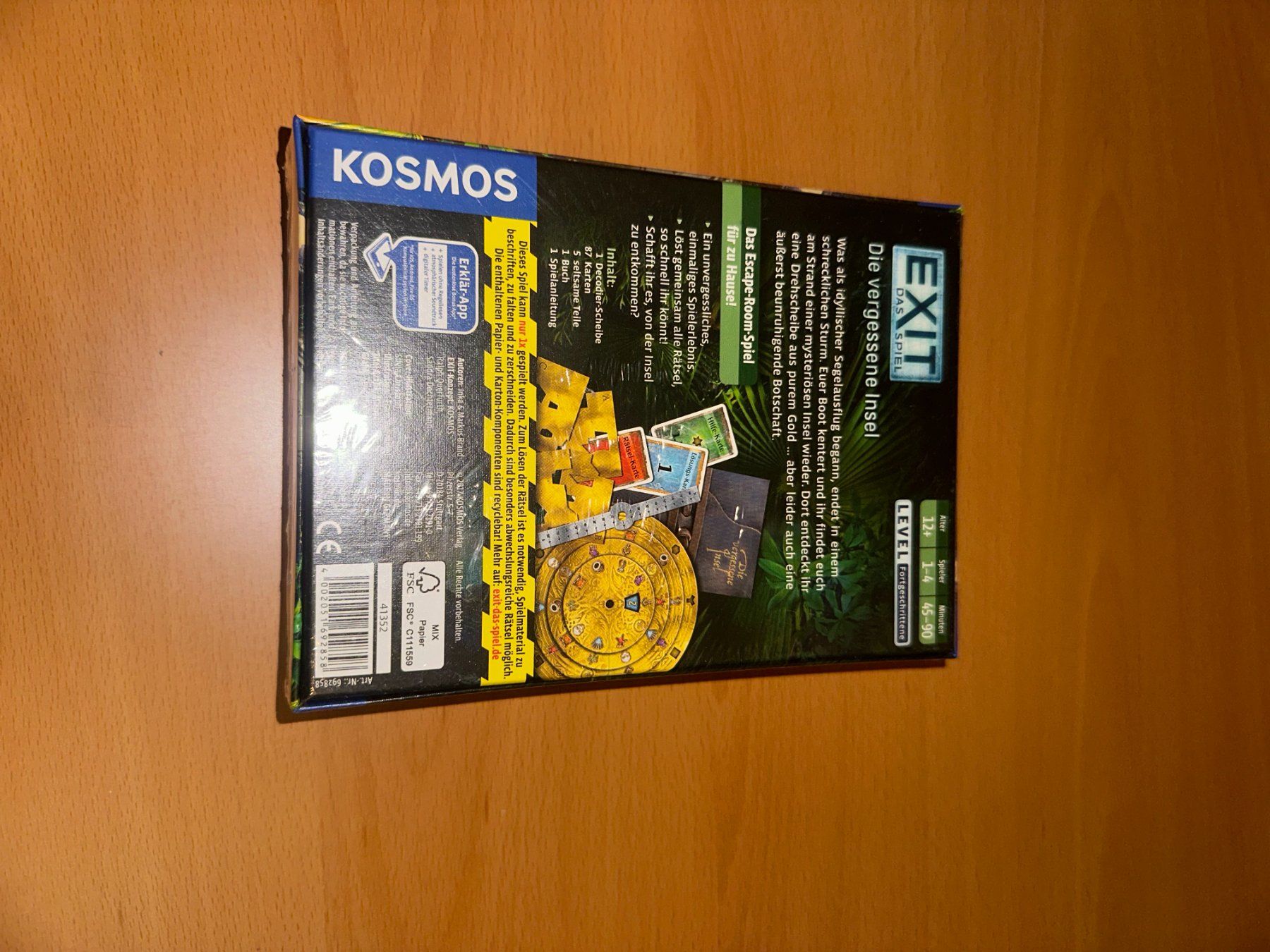 Kosmos Giochi: EXIT - die vergessene Insel - GANZ NEU – Nuovo e nell'imballaggio originale da Wettingen venduto da smb_595l 1