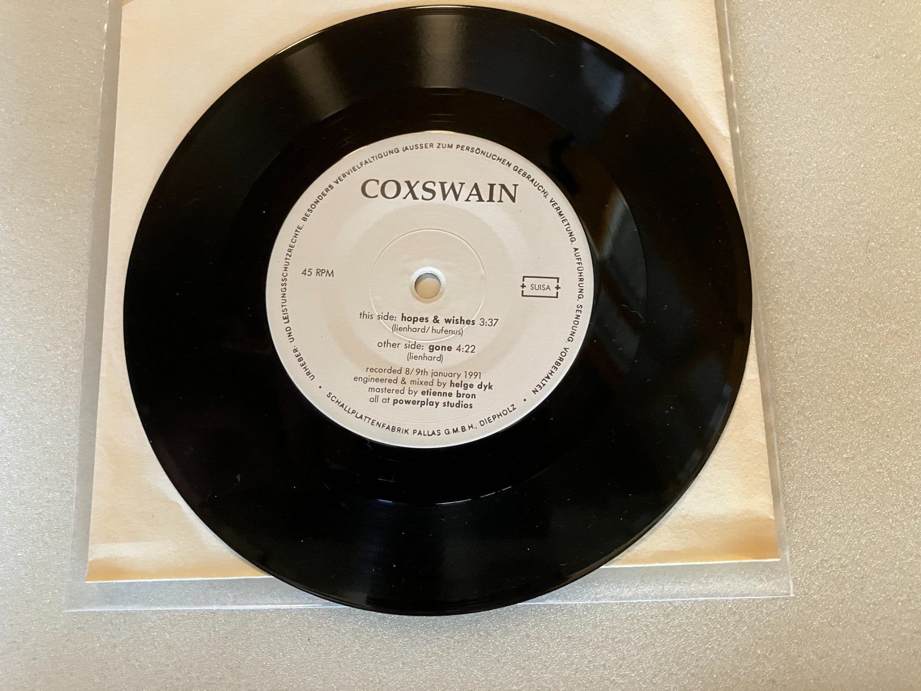 Vinyles: Coxswain – D'occasion à Aarwangen par Jukebox3 3