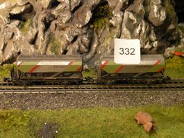 2x Güterwagen, Kesselwagen, Top Zustand! 332