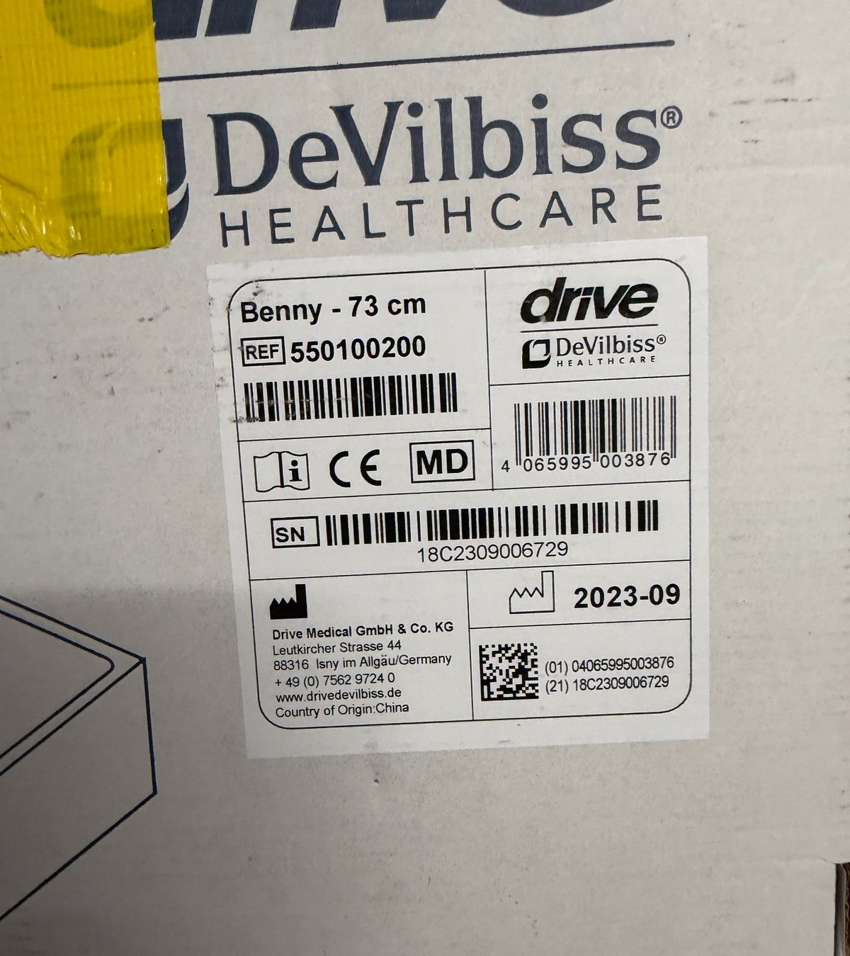 Badespass: Drive Benny XL Badebrett neu. – Neu und originalverpackt aus Nussbaumen AG von olitech5415 5