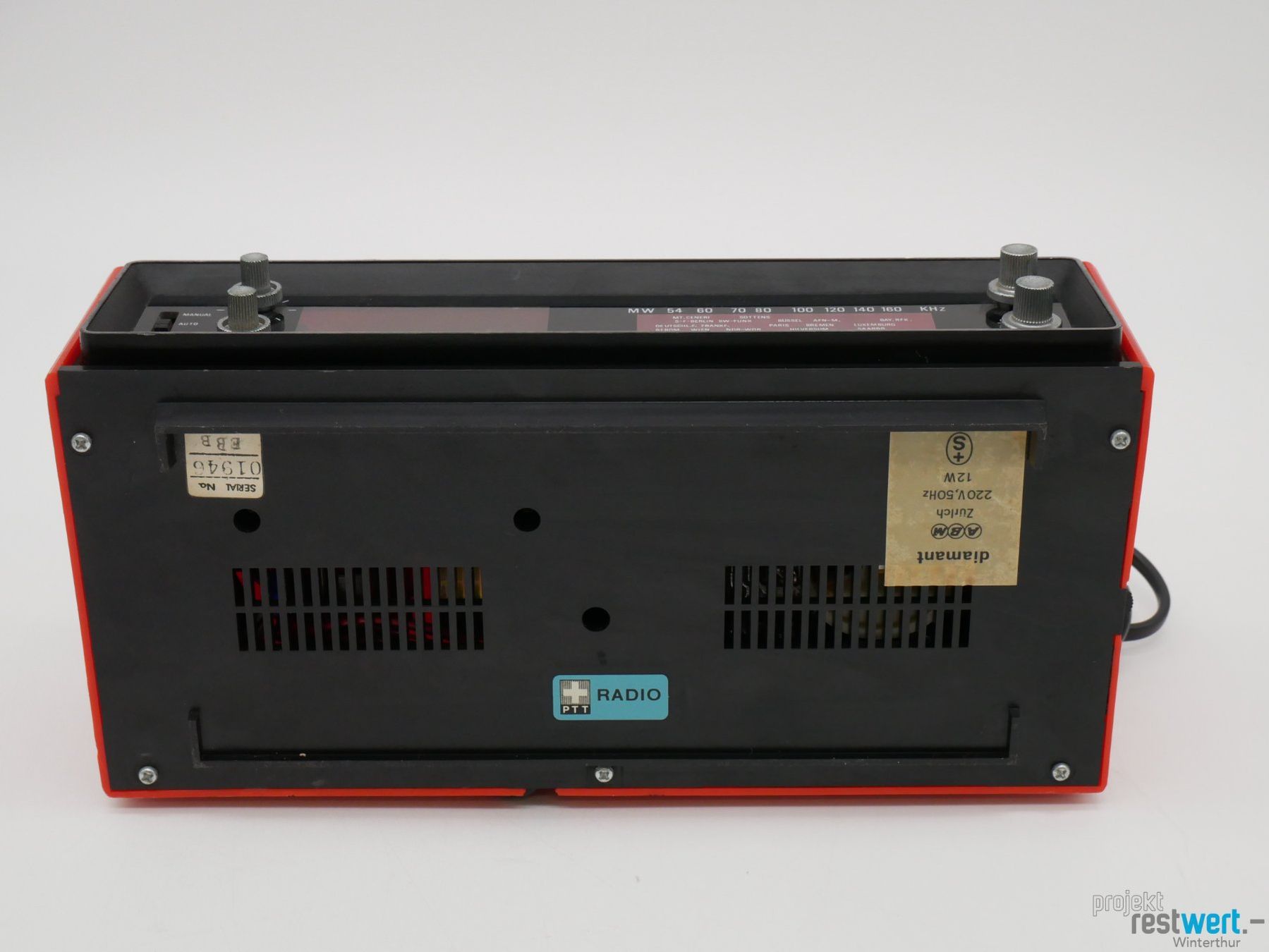 Sveglie: DIAMANT Vintage Radiowecker – Usato da Winterthur venduto da Restwert_Winterthur 1