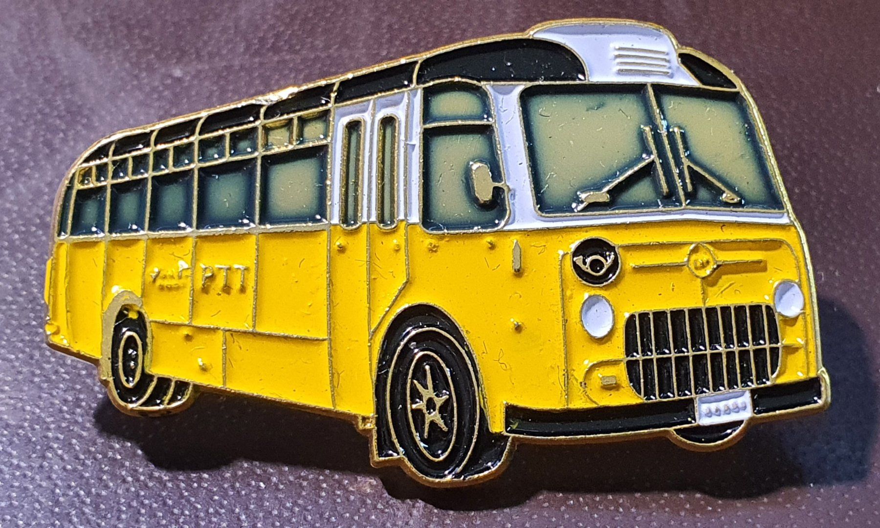 Placchette & Badge: A307 - Pin PTT Post Postauto Postbus Bus FBW Alpenwagen 1955 – Usato da Reinach BL venduto da Boston-Verkauf