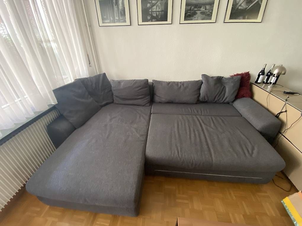 Divani: Sofa grau (ausziehbar) – Usato da Bern venduto da larsinho92 4
