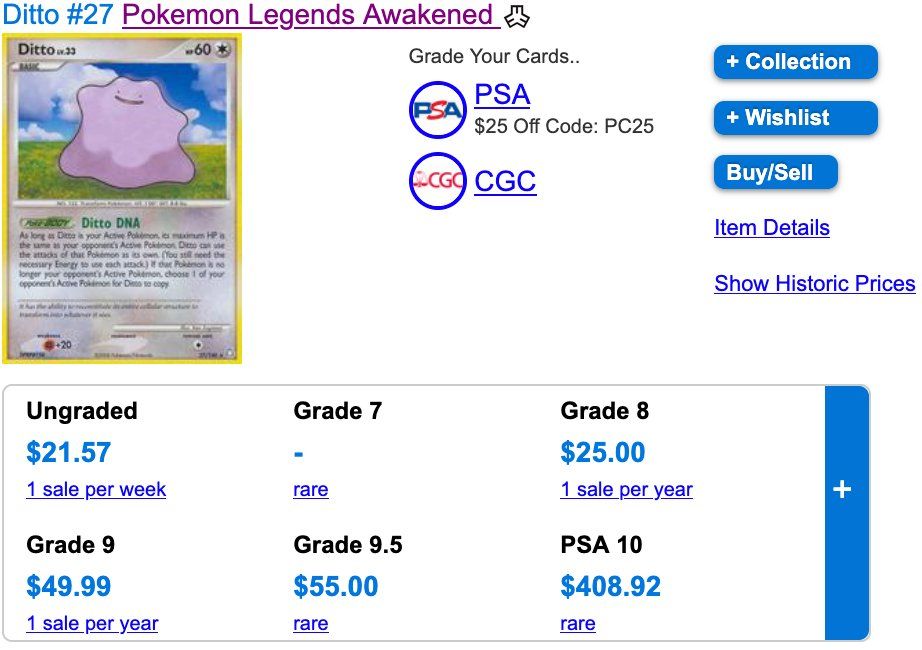 Pokémon Carte collezionabili: Ditto Rare Reverse Holo & Rare 27 – Usato da Zürich venduto da PEACECOCOON 4