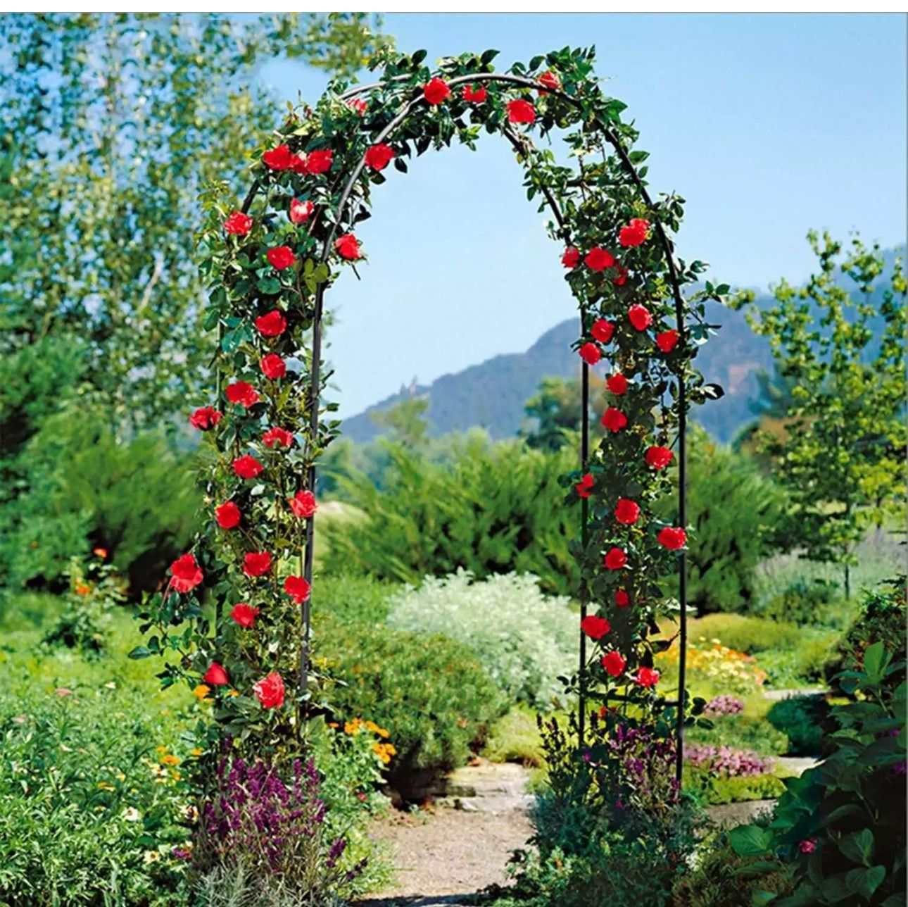 Sonstige Gartendekorationen: Rosenbogen Rosenrankhilfe Torbogen Gartenbogen Pflanzenbogen – Neu und originalverpackt aus Amriswil von JaJa-Express 2