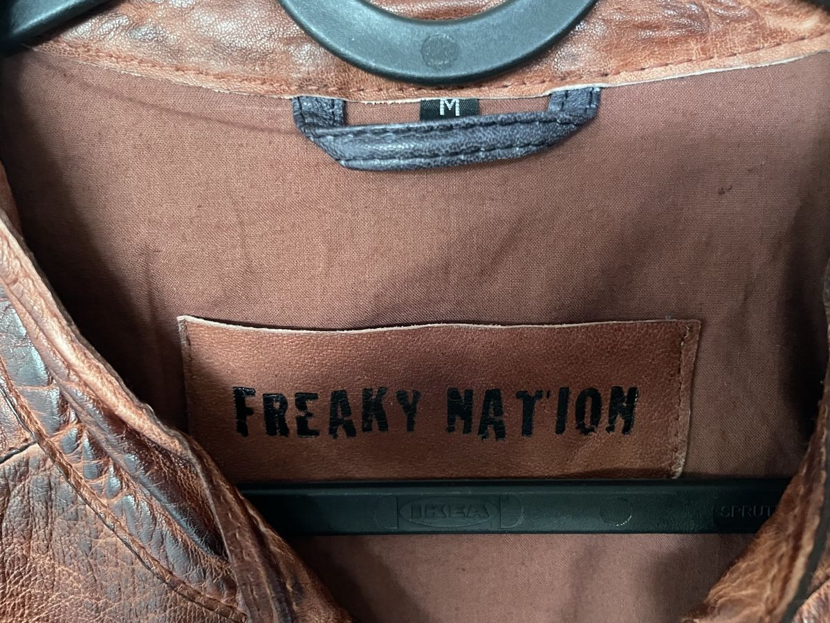 Giacche: Freaky Nation Lederjacke, Gr. M, Nile – Nuovo (secondo la descrizione) da Zollikofen venduto da Prosecco7 4