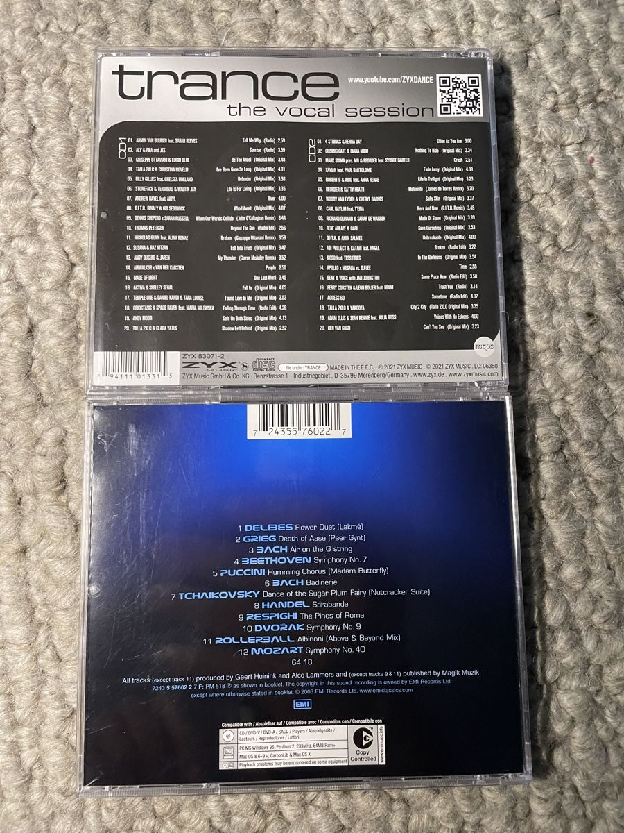 CDs: Trance the vocal Session + Classical Trance – Gebraucht aus Reinach AG von trigger7811 2