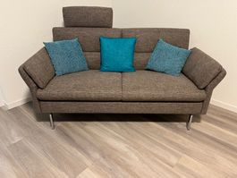 Sofa 2-Sitzer grau in sehr gutem Zustand