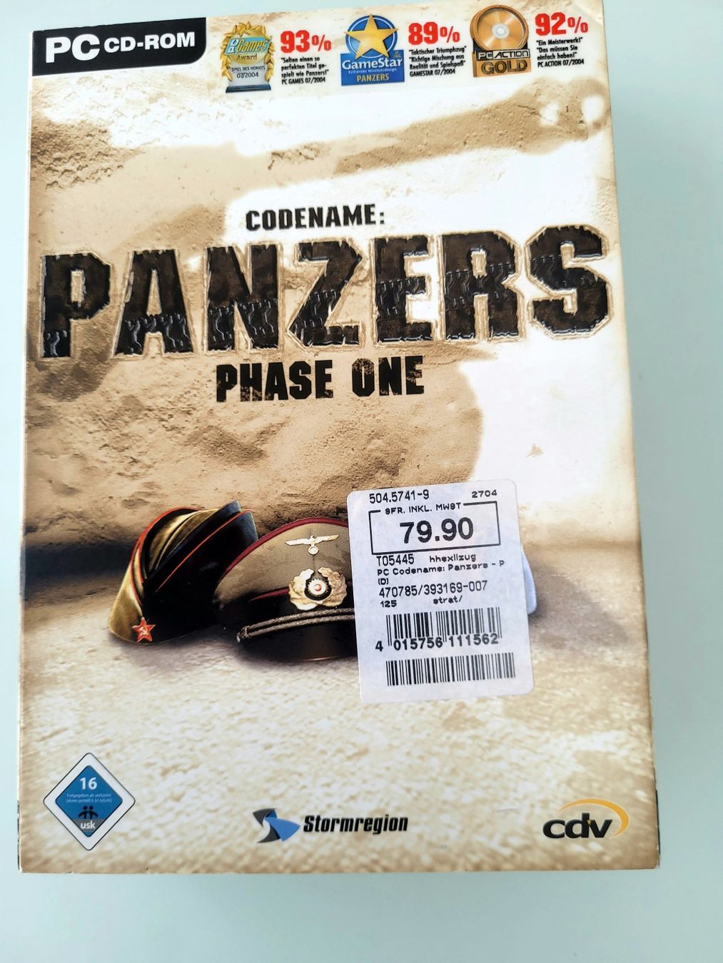 Giochi: Codename: Panzers Phase One PC Spiel CD-ROM; Retro. – Usato da Hagendorn venduto da hagendorna 2