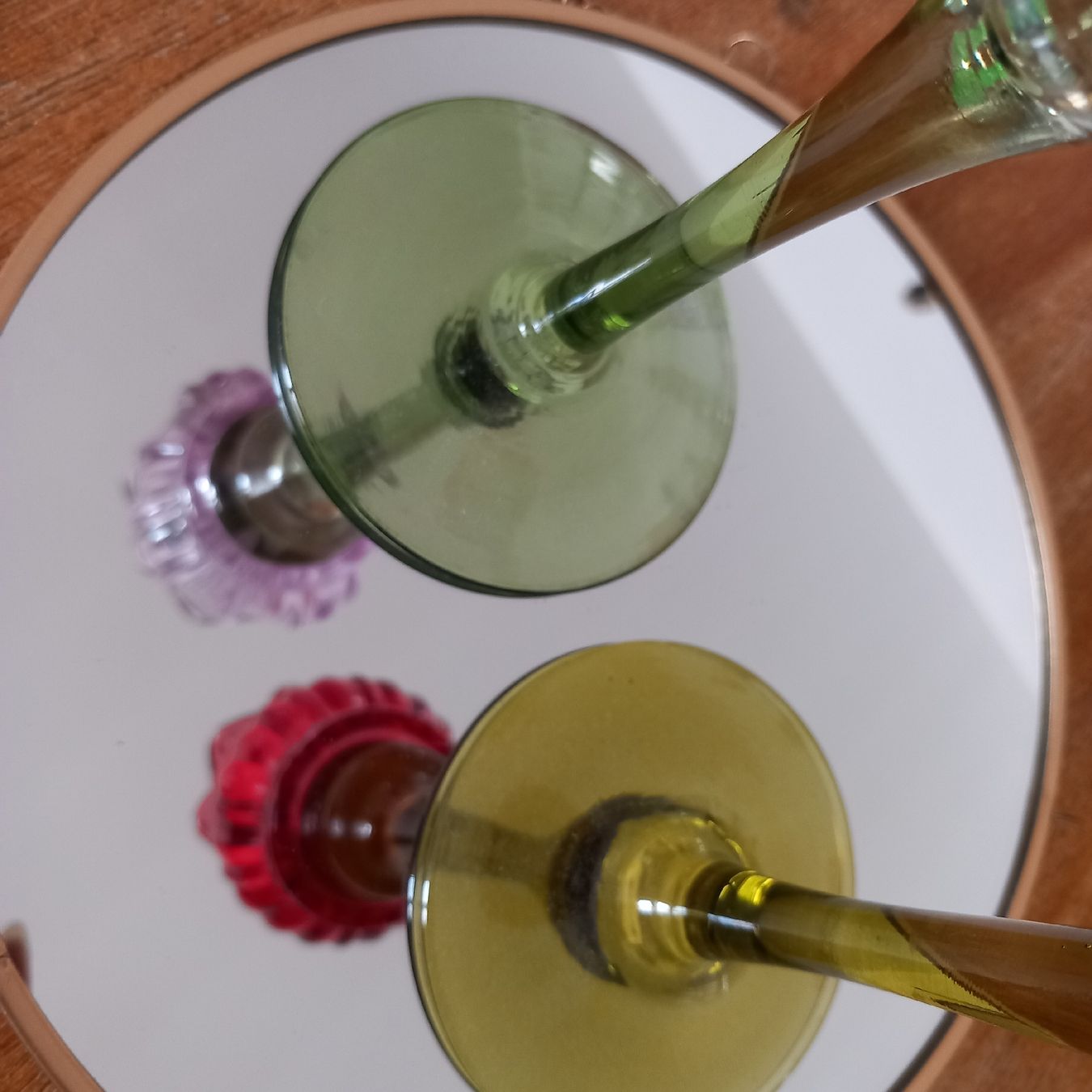 Gläser: Zwei Windlichter / Glas / Vintage – Neu (gemäss Beschreibung) aus Aegerten von gismolini 7