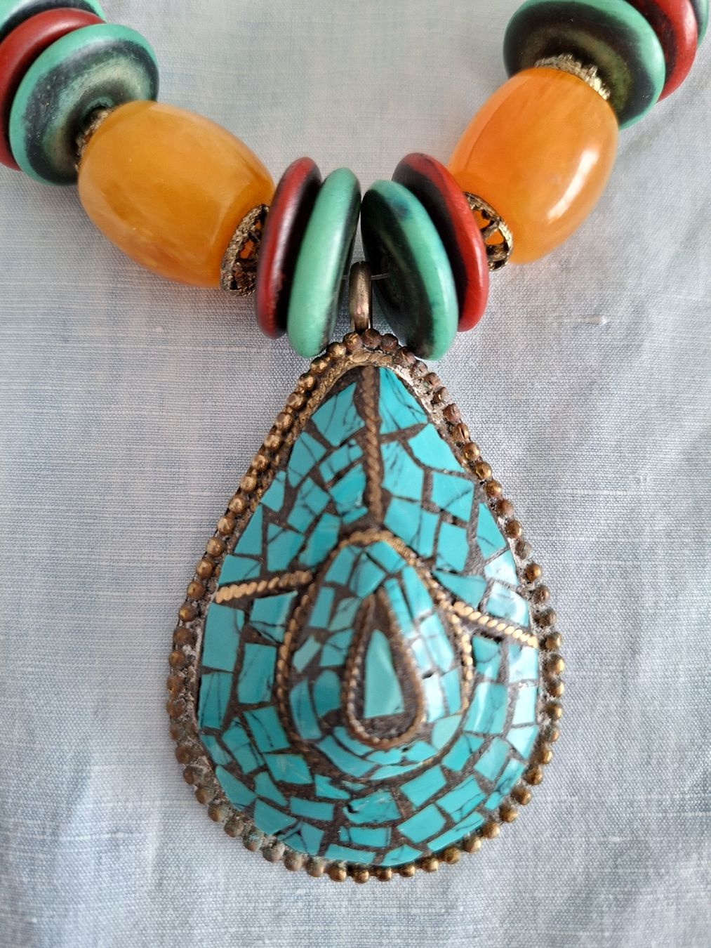 Colliers: Collier statement bohème ethnique vintage – D'occasion à Lutry par Sim_Sta 2