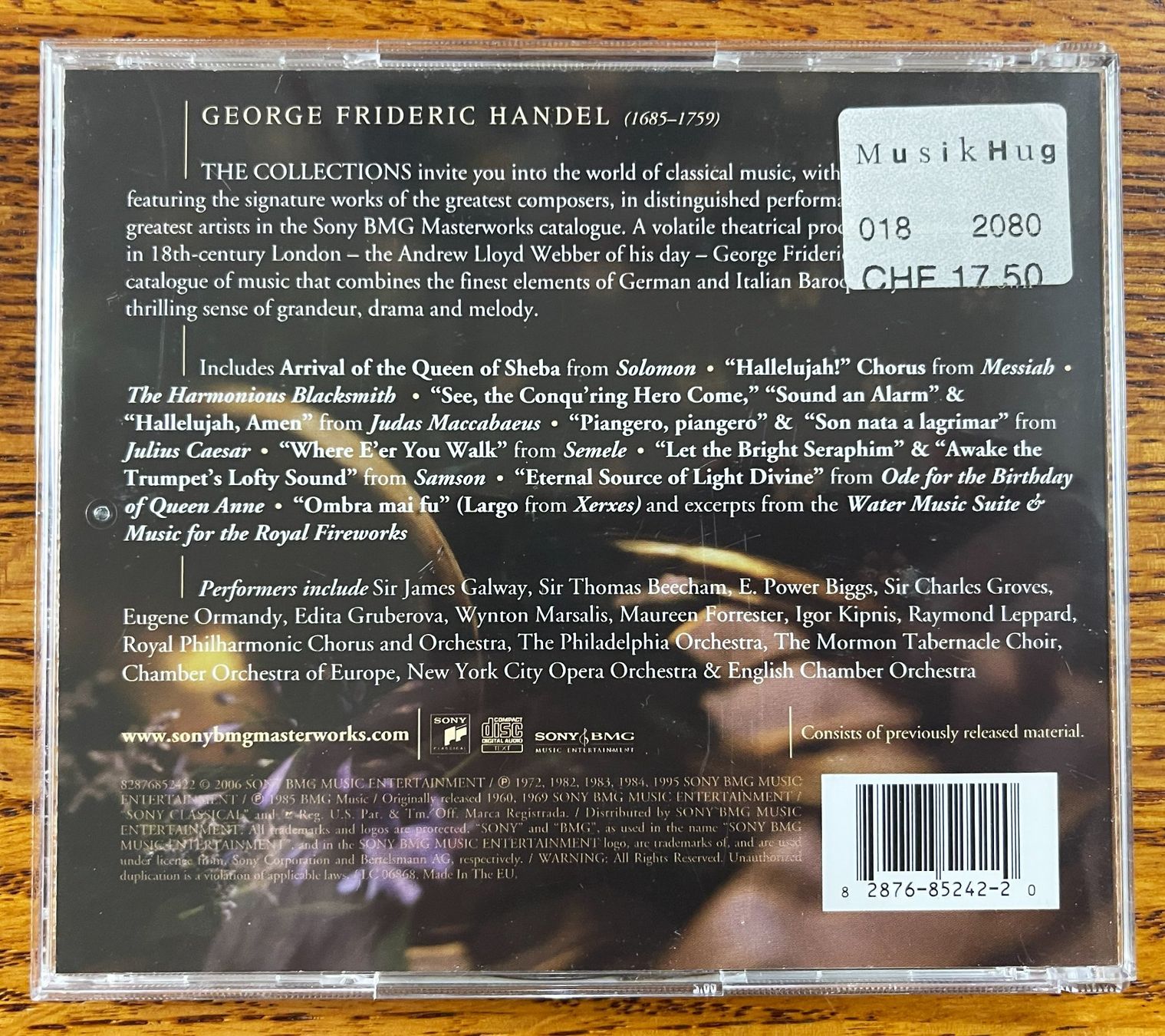 CD: The HANDEL Collection CD – Usato da Oftringen venduto da Vucki 1