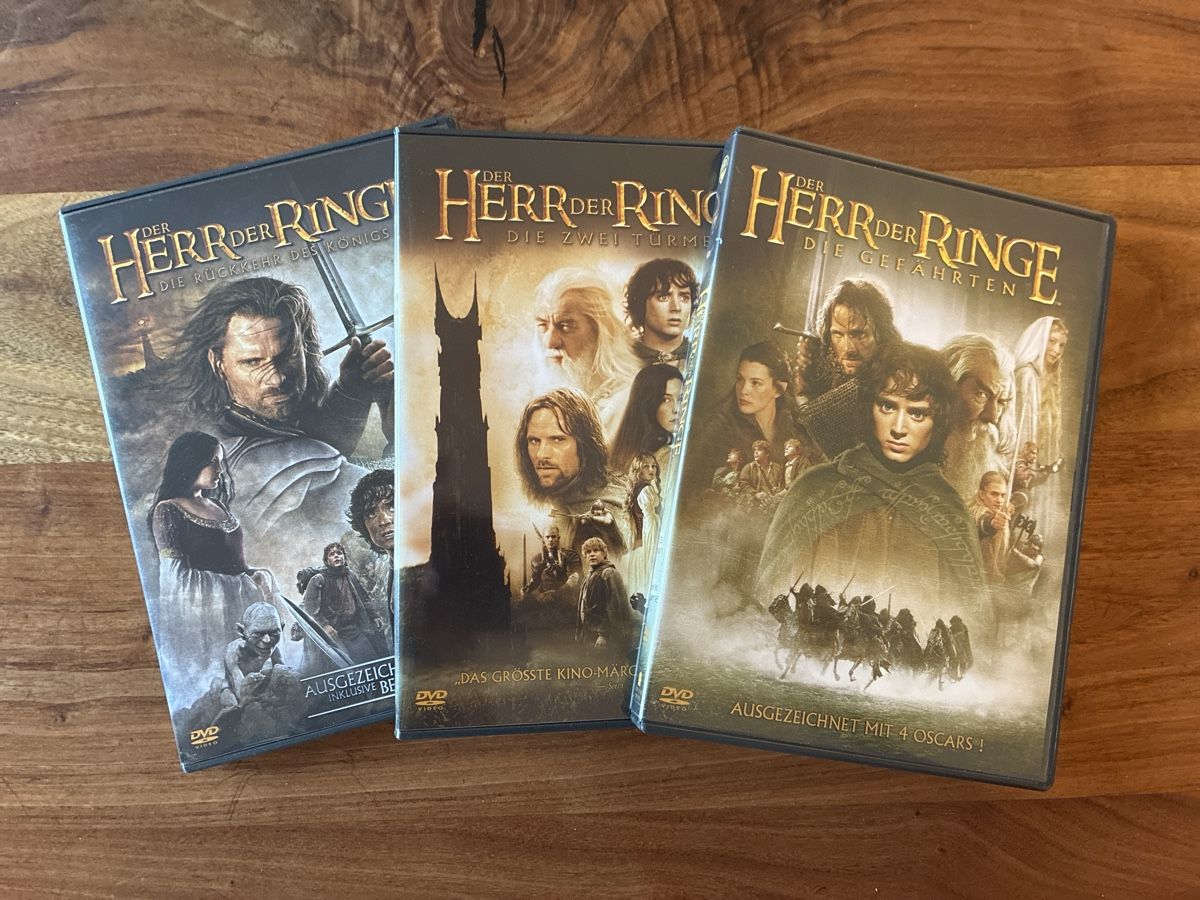 Tutti i DVDs: Der Herr der Ringe Trilogie, 6 DVDs – Usato da Zürich venduto da Sylvie0011 4