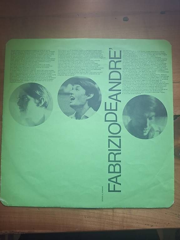 Schallplatten: Fabrizio de André - vol  1 – Gebraucht aus Vacallo von amy_dlv7 3