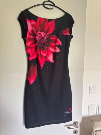 Desigual Etuikleid schwarz, Grösse S