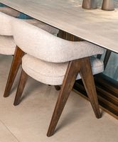 RICHMOND INTERIORS** Dining chair Mori cream tweed -6 Stk.-