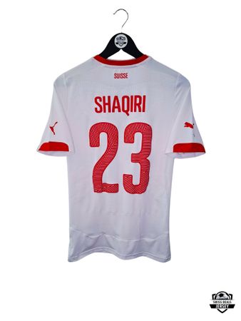 SHAQIRI #23 Player Version Switzerland 2014-15 Away Trikot