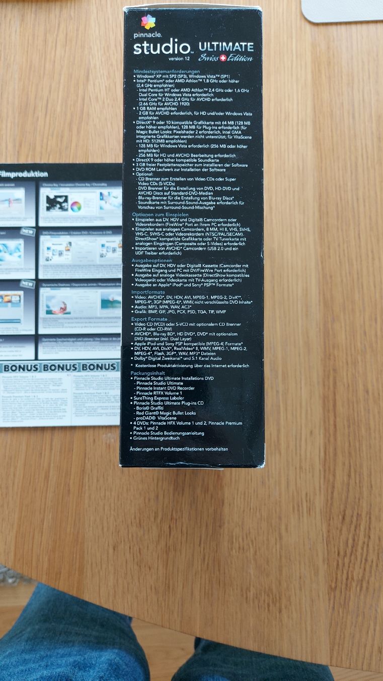 Pinnacle Software: Pinnacle Studio Ultimate Swiss Edition - Montage Vidéo – Nuovo (secondo la descrizione) da Matran venduto da Swiss_Stuff_Store 4