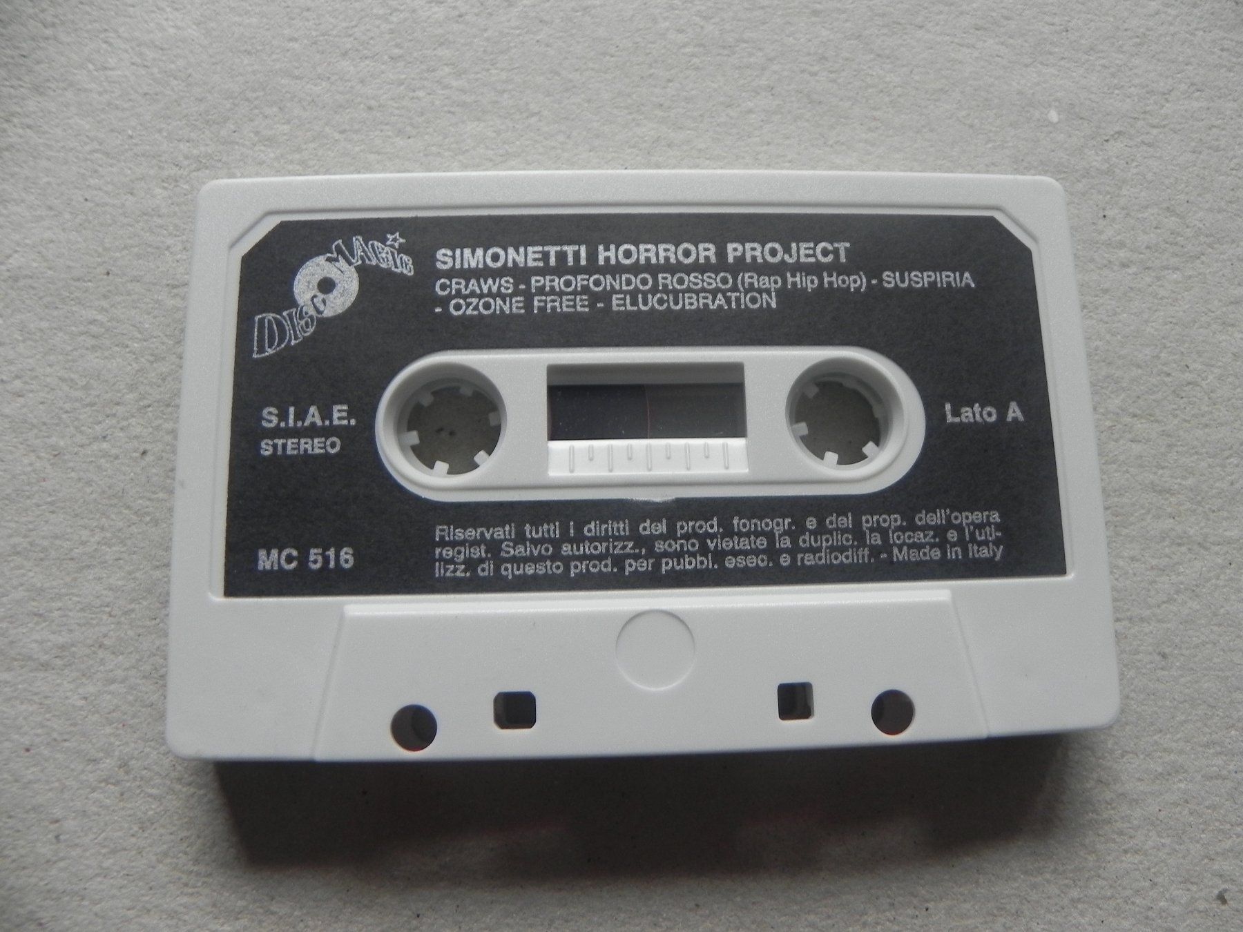Musicassette: MC Musikkassette Italien Electro Simonetti Horror Project – Nuovo e nell'imballaggio originale da Siebnen venduto da krimsie 3