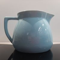 50er Jahre Vintage Rahmkrug Milchkrug Hellblau Mid Century