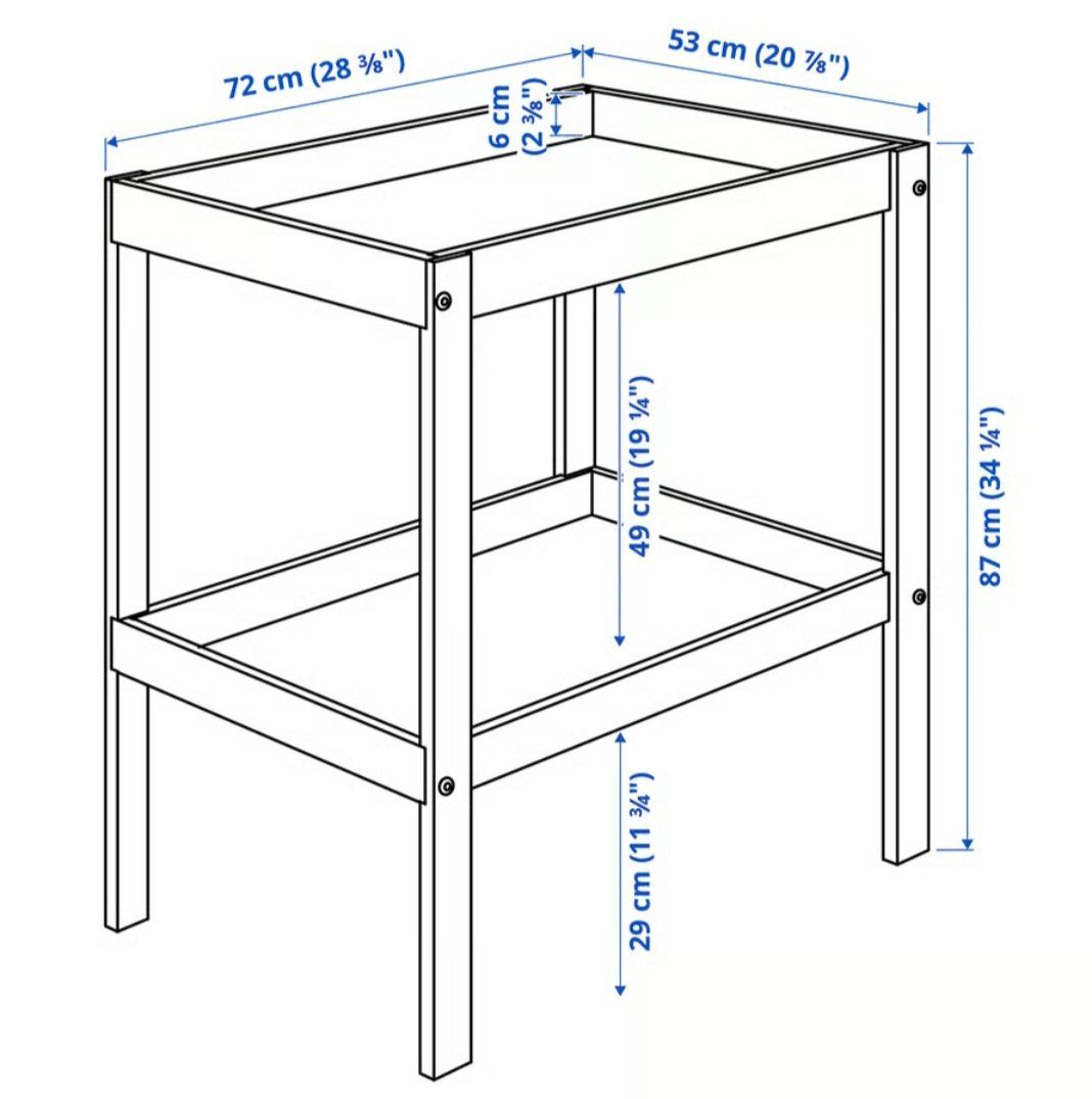 Ikea Fasciatoi & Accessori: Wickeltisch aus Holz – Usato da Zeihen venduto da Wetterfrosch02 1