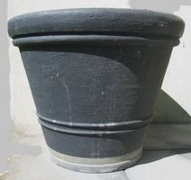 Grosser Pflanzentopf  > Ø 60cm aus Kunststoff (Antrazit)